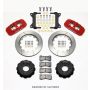 Wilwood 140-15305-R AERO6 Front Hat Kit 14.00 Red 63-87 C10 w/  Pro Spindles