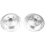 PowerStop JBR1764XPR PowerStop Evolution Performance Drilled, Slotted & Plated Brake Rotor Pair