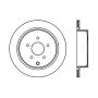 StopTech 03-07 Infiniti FX35/45 Drilled Right Rear Rotor