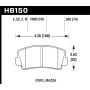 Hawk Performance HB150F.555 HPS Disc Brake Pad