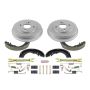 PowerStop KOE15317DK Power Stop 90-02 Honda Accord Coupe Rear Autospecialty Drum Kit