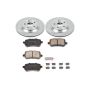PowerStop KOE3061 OE Stock Replacement Low-Dust Ceramic Brake Pad and Rotor Kit