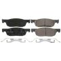 PowerStop 17-2396 PowerStop - Z17 Low-Dust Ceramic Brake Pads with Hardware