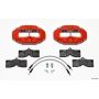 Wilwood 140-10789-R D8-4 Front Caliper Kit Red Corvette C2 / C3 65-82