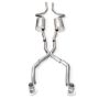 Stainless Works CV6782.5X Chevy chevelle Small/Big Block 1968-72 Exhaust 2.5in Stainless Dual