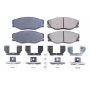 PowerStop 17-604 PowerStop - Z17 Low-Dust Ceramic Brake Pads with Hardware