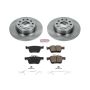 PowerStop KOE7093 OE Stock Replacement Low-Dust Ceramic Brake Pad and Rotor Kit