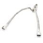 Stainless Works TBTDLMFCB 2006-09 Trailblazer SS 6.0L 2-1/2in S-Tube Exhaust X-Pipe Center Bumper Exit