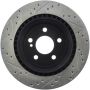 Stoptech 127.35063L Slotted & Drilled Sport Brake Rotor