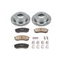 PowerStop KOE2405 OE Stock Replacement Low-Dust Ceramic Brake Pad and Rotor Kit