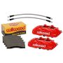 Wilwood 140-16799-R 65-67 Ford Mustang D11 Calipers w/Pads and Lines - Red
