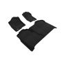 3D Maxpider 07-13 Chevrolet Silverado 1500 Crew Cab Elegant 1st 2nd Row - Floor Mat Set (Black)