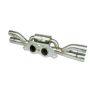 aFe Power 49C36434 MACH Force-Xp 304 Stainless Steel Secondary Muffler Delete Pipe