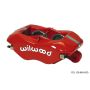 Wilwood 120-6816-RD Caliper-Forged Dynalite-Red 1.75in Pistons .81in Disc