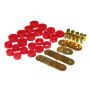 Prothane 65-70 GM Various 2dr Hardtop Body Mount - Red