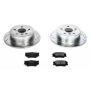 PowerStop K3067 Z23 Daily Driver Carbon-Fiber Ceramic Brake Pad and Drilled & Slotted Rotor Kit