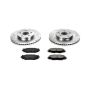 PowerStop K2406 Z23 Daily Driver Carbon-Fiber Ceramic Brake Pad and Drilled & Slotted Rotor Kit