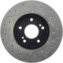 Stoptech 127.42050R Power Slot 6/89-96 Nissan 300ZX Slotted & Drilled Right Front Rotor