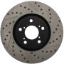 StopTech 07-08 Acura MDX SportStop Slotted & Drilled Right Front Rotor
