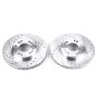 PowerStop JBR583XPR PowerStop Evolution Performance Drilled, Slotted & Plated Brake Rotor Pair