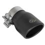 aFe Power 49T25354-B06 MACH Force-Xp 409 Stainless Steel Clamp-on Exhaust Tip Black