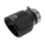 aFe Power 49T25404-B061 Takeda 304 Stainless Steel Clamp-on Exhaust Tip Black