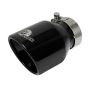 aFe Power 49T25404-B06 MACH Force-Xp 409 Stainless Steel Clamp-on Exhaust Tip Black