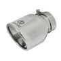 aFe Power 49T25404-P061 Takeda 304 Stainless Steel Clamp-on Exhaust Tip Polished