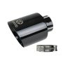 aFe Power 49T25454-B07 Takeda 409 Stainless Steel Clamp-on Exhaust Tip Black