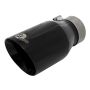 aFe Power 49T30454-B092 MACH Force-Xp 304 Stainless Steel Clamp-on Exhaust Tip Black