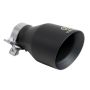 aFe Power 49T30504-B09 Takeda 409 Stainless Steel Clamp-on Exhaust Tip Black
