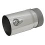 aFe Power 49T35404-P07 MACH Force-Xp 304 Stainless Steel Clamp-on Exhaust Tip Polished - Right - Exit