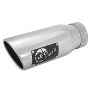 aFe Power 49T35452-P12 MACH Force-Xp 304 Stainless Steel Clamp-on Exhaust Tip Polished - Left - Exit