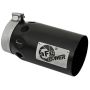 aFe Power 49T40501-B10 Rebel XD Series 409 Stainless Steel Clamp-on Exhaust Tip Black - Right - Exit
