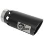aFe Power 49T40501-B121 MACH Force-Xp 409 Stainless Steel Clamp-on Exhaust Tip Black - Right - Exit