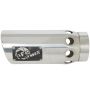 aFe Power 49T40502-P121 MACH Force-Xp 409 Stainless Steel Clamp-on Exhaust Tip Polished - Left - Exit