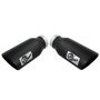 aFe Power 49T40606-B15 MACH Force-Xp 409 Stainless Steel Clamp-on Exhaust Tip Black