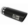 aFe Power 49T50601-B161 MACH Force-Xp 409 Stainless Steel Clamp-on Exhaust Tip Black - Right - Exit