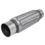 FORTLUFT 4401095 Exhaust Flex Connector with Extension Pipes 3.00''x10.00''x14.00'' Stainless Steel