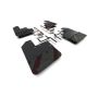 Rally Armor MF104-BLK-AGN Black Mud Flap/Army Green Logo