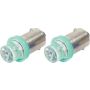 QUICKCAR RACING PRODUCTS QRP61-694 LED Bulb Green Pair