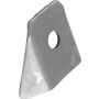 ALLSTAR PERFORMANCE ALL60024 Gusset Tabs 4pk Flat Mount 3/8in Hole