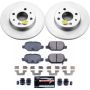 PowerStop CRK6292 Genuine Geomet Coated Rotor and Carbon-Fiber Ceramic Brake Pad Kit