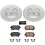 PowerStop CRK5678 Genuine Geomet Coated Rotor and Carbon-Fiber Ceramic Brake Pad Kit