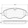 Stoptech 308.13160 Street Brake Pads - Front