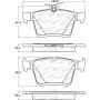 StopTech 2014 Acura TSX Sport Performance Rear Brake Pads