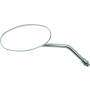 BikeMaster 600804 Adjustable Oval Mirror 10mm - Each -Chrome