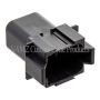 NAMZ DR-8B Deutsch DT Series 8-Wire Receptacle & Wedgelock - Black (HD 72108-94BK)