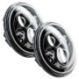 Oracle Lighting 5769-330 7 in. High Powered LED Headlights, Black Bezel, ColorSHIFT
