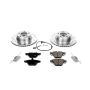 PowerStop K5280 Z23 Daily Driver Carbon-Fiber Ceramic Brake Pad and Drilled & Slotted Rotor Kit